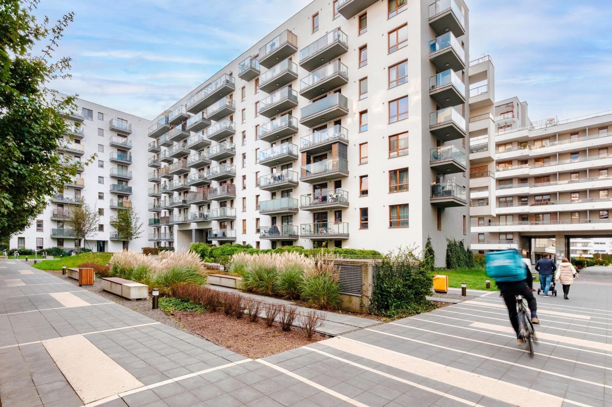 Studio Wola Apartament Kasprzaka - Wifi + Smart Tv Varsovia Exterior foto